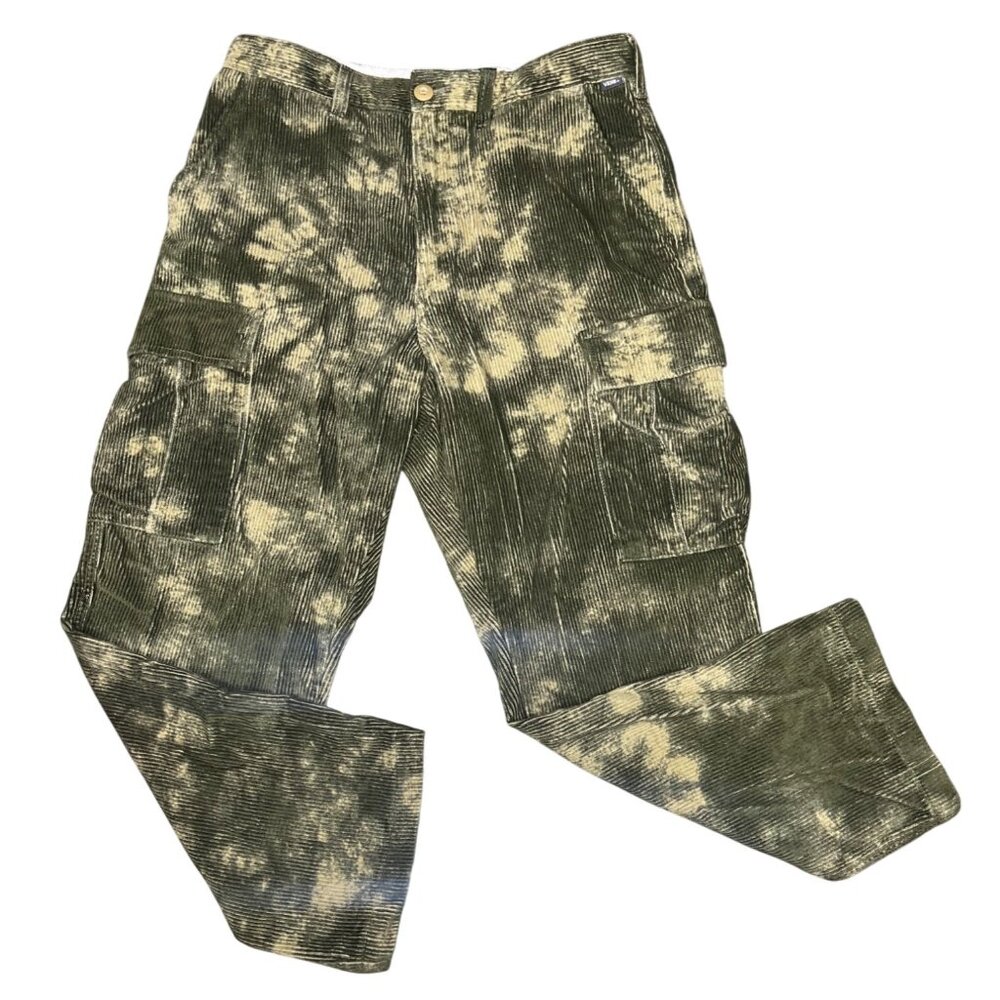 Vans Olive Green Tie-Dye Cargo Pants